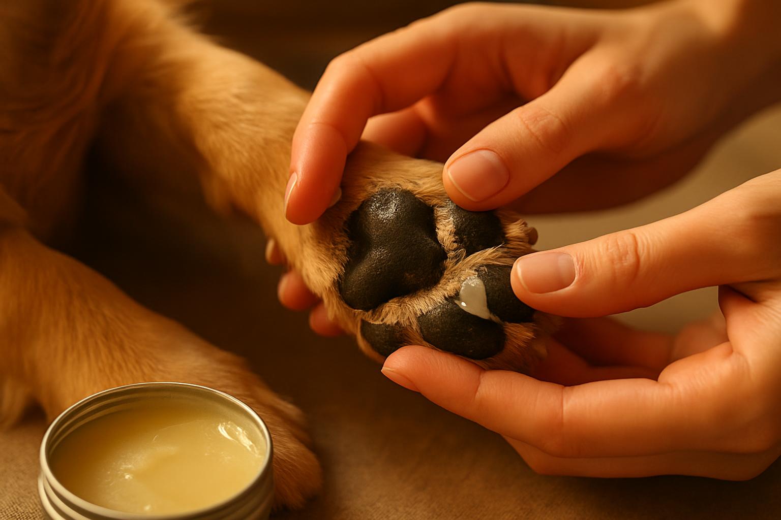 CBD paw balm for dogs โ soothing cracked dry paws